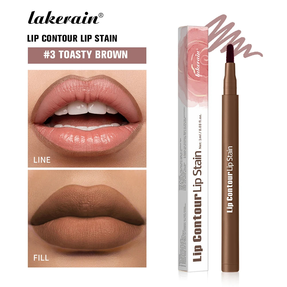 2-in-1 Dual-Sided Lip Contour Stain and Liner Pen
