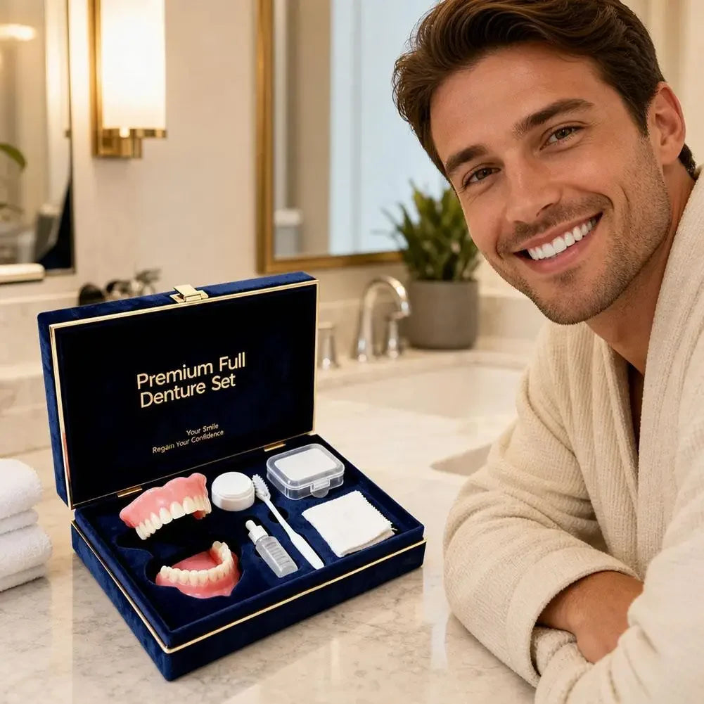 Temporary Cosmetic Denture Set for Instant Smile Correction - 6