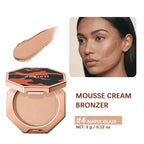 Cream Mousse Contour Bronzer for Seamless Face Sculpting