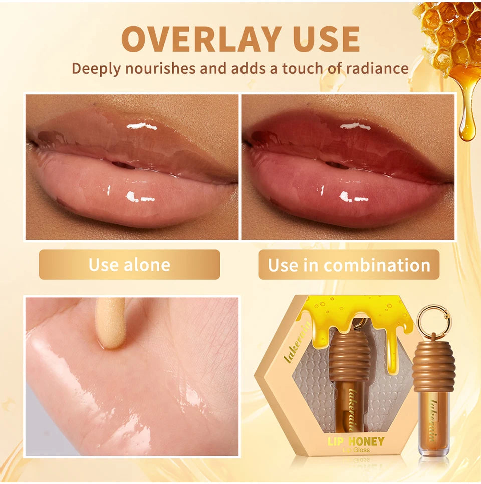 Honey and Chocolate Moisturizing Lip Gloss Set