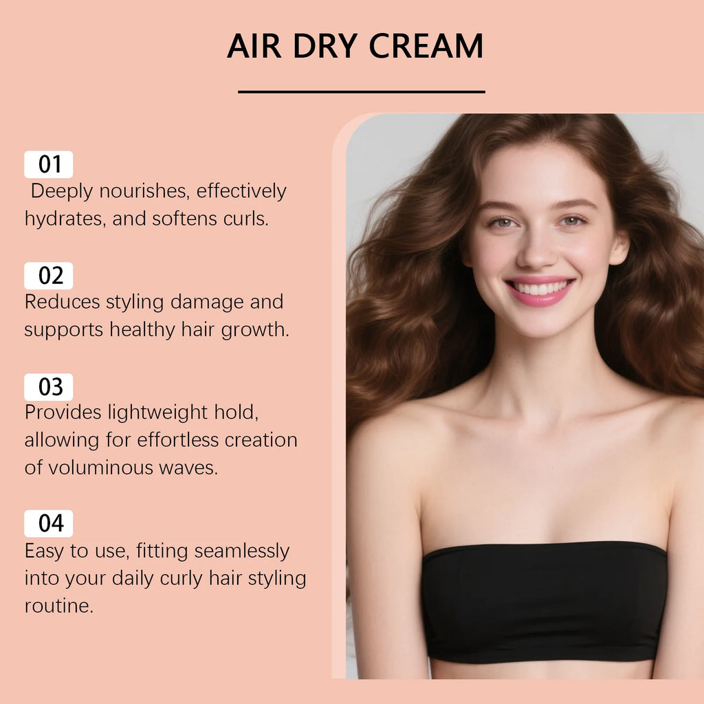 Hydrating Curl Defining Styling Cream for Waves and Curls