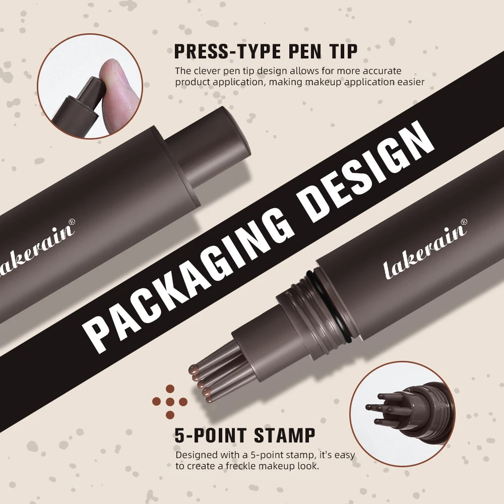 Waterproof Natural Looking Freckle Stamp Makeup Pen