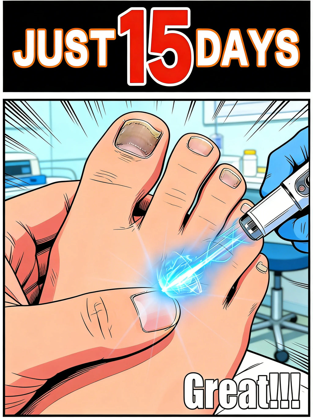 Laser Nail Fungus Treatment Device for Home Use