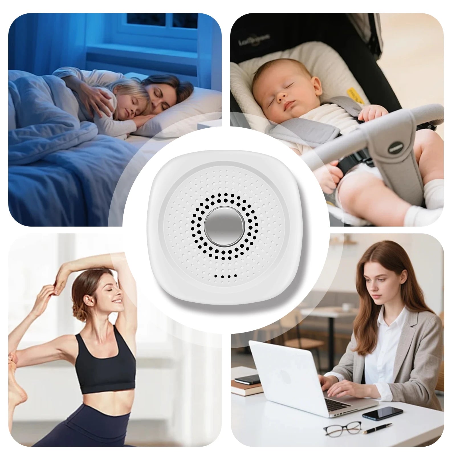 Portable White Noise Sound Machine for Sleep and Travel - 14