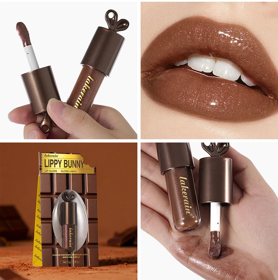 Honey and Chocolate Moisturizing Lip Gloss Set - 33