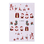 3D Christmas Cartoon Nail Art Sticker Decals