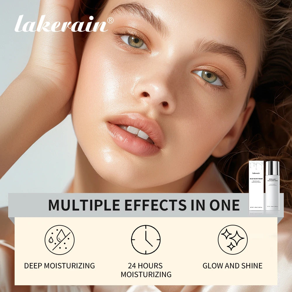 Brightening Milk Glow Face Toner for Hydrated Skin