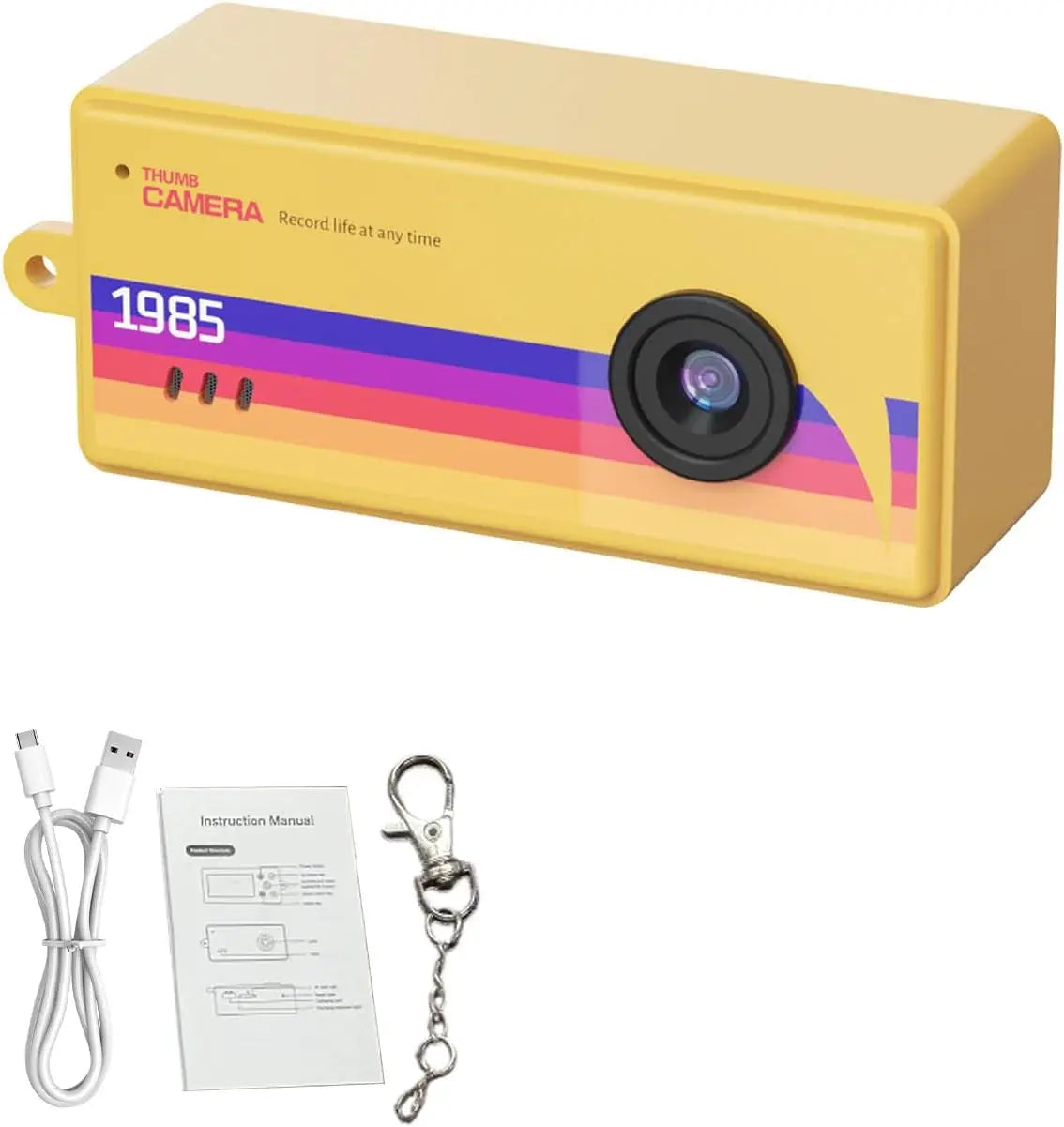 Mini Retro Keychain Digital Camera with LCD Screen