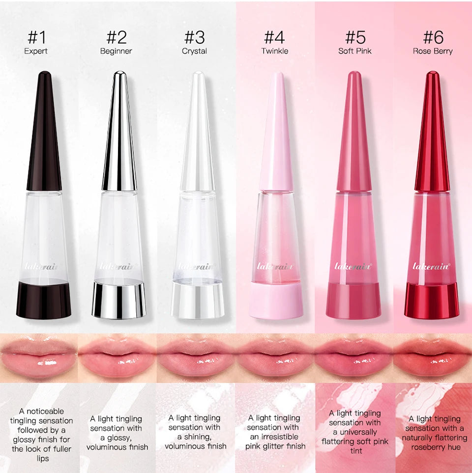Volumizing Lip Plumper Serum with High-Shine Hydrating Finish - 8