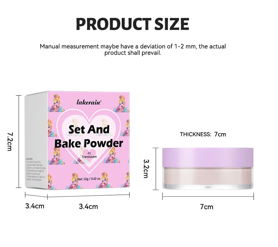 Oil-Absorbing Matte Setting and Baking Face Powder - 15