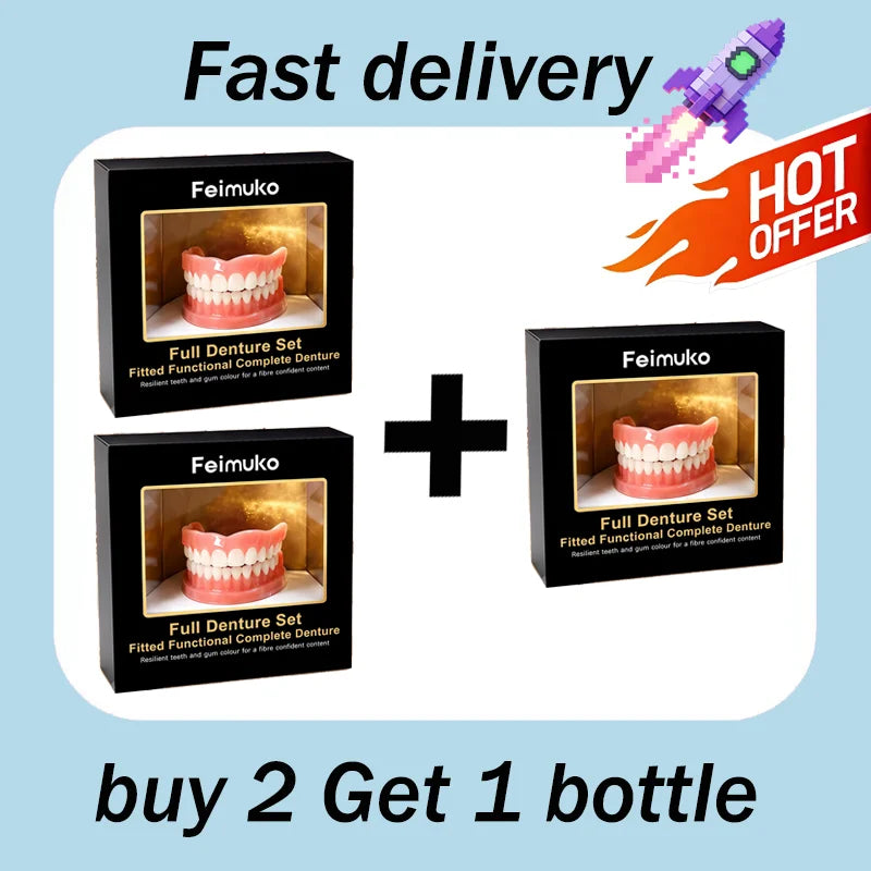 Full Mouth Realistic Resin Dentures for Natural Smile and Comfort