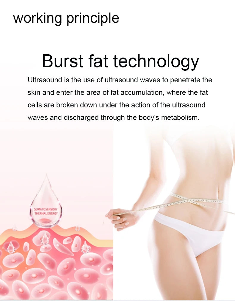 40K Ultrasonic Cavitation and RF Body Slimming Massager - 13
