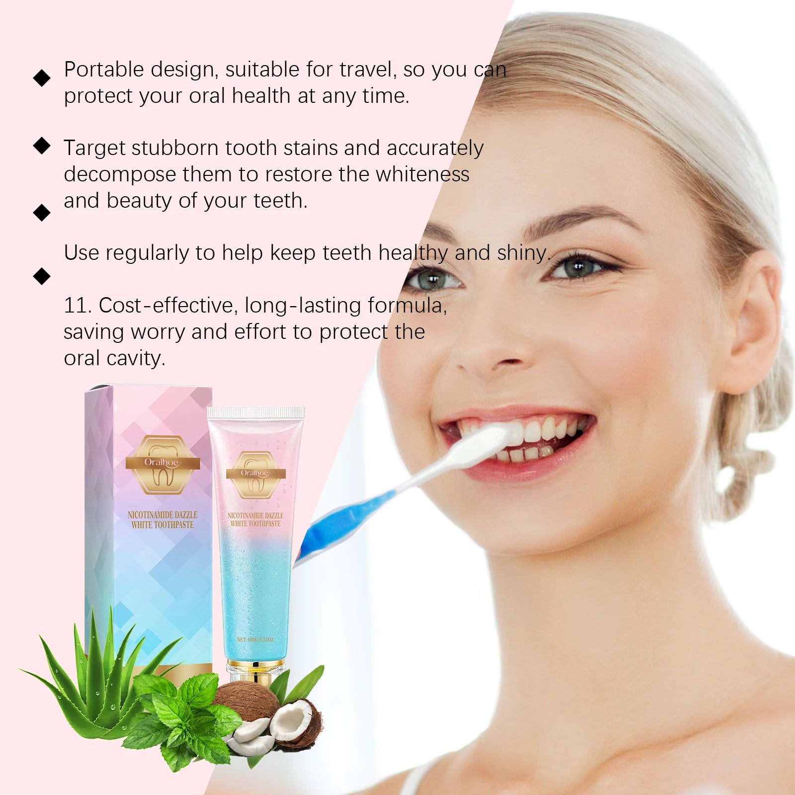 Brightening Teeth Whitening and Gum Repair Toothpaste - 5