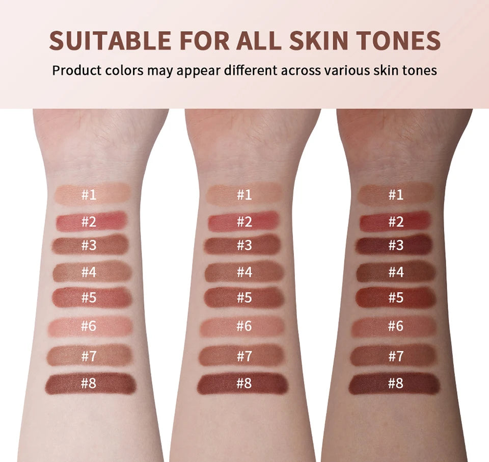 2-in-1 Waterproof Lip Cream and Blush with Cushion Applicator