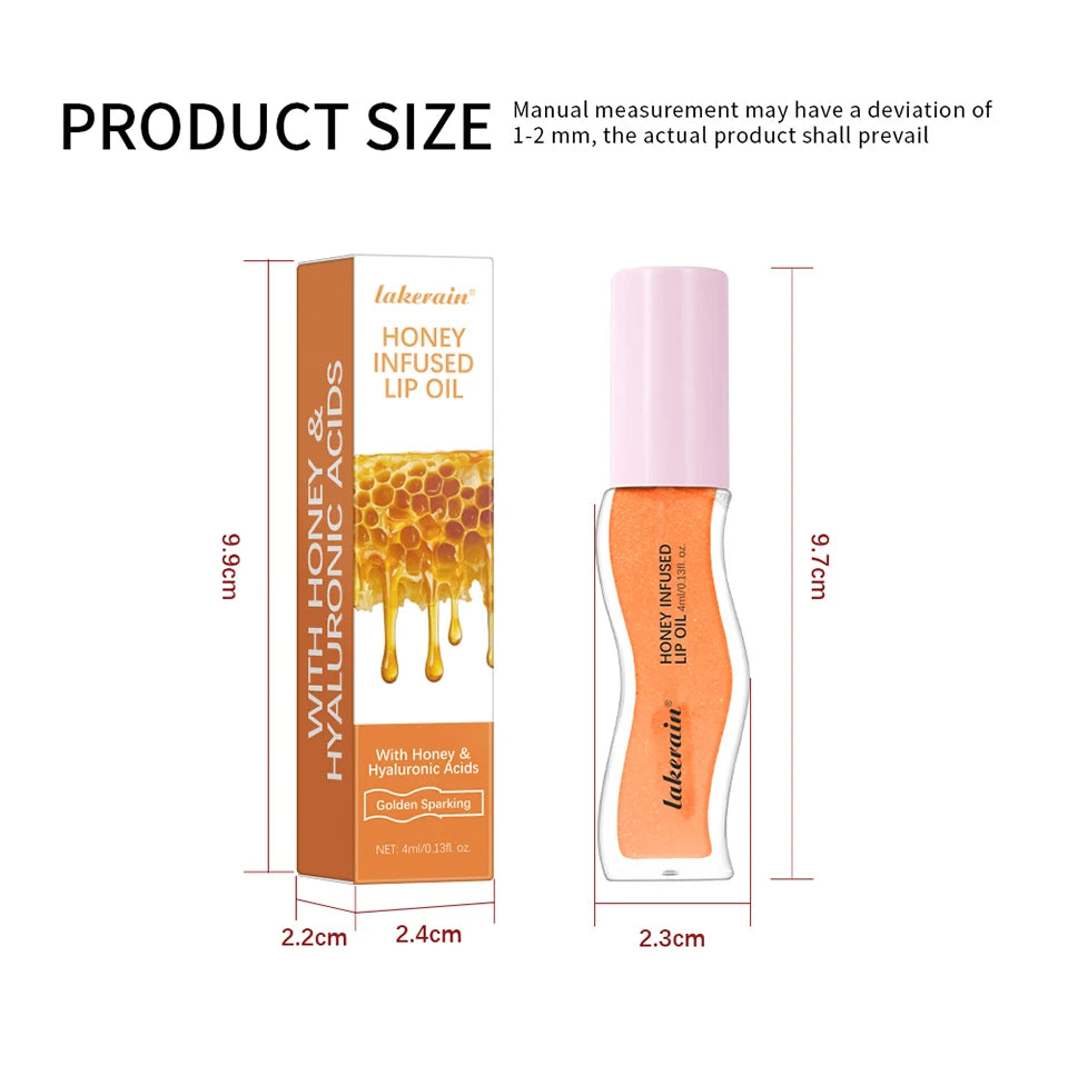 Honey Infused Moisturizing Lip Gloss Oil - 16