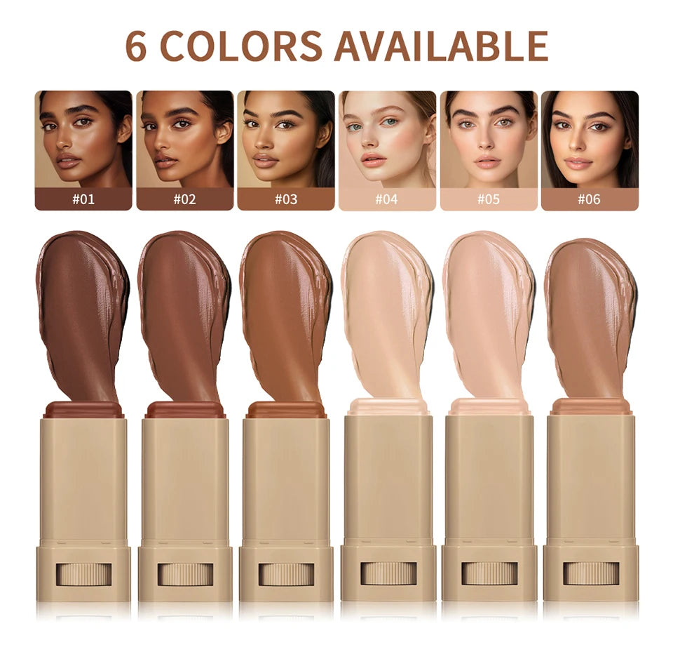 Matte Foundation Stick with Built-in Blending Brush