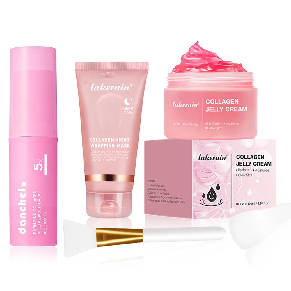 Collagen Hydrating and Skin Tightening 4-Piece Skincare Set