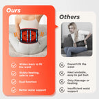 Cordless Heated Vibration Back Massage Belt