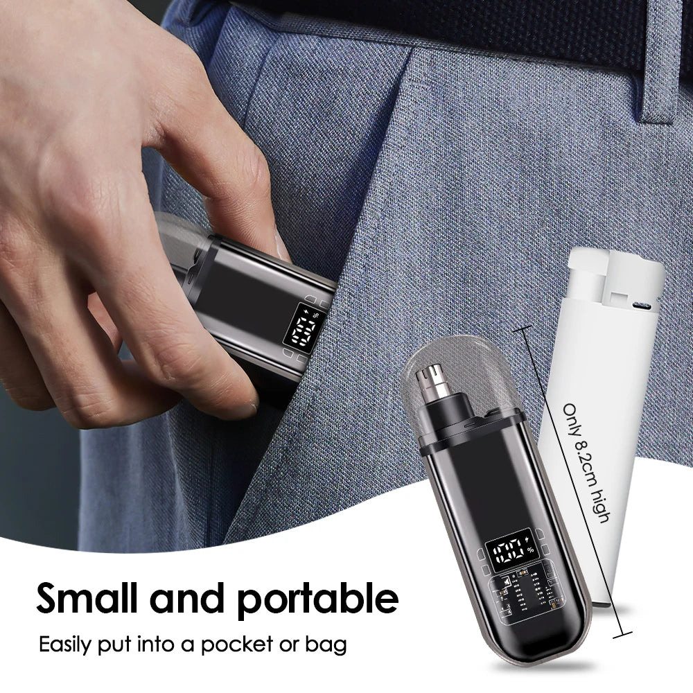 Portable Electric Nose Hair Trimmer for Men and Women