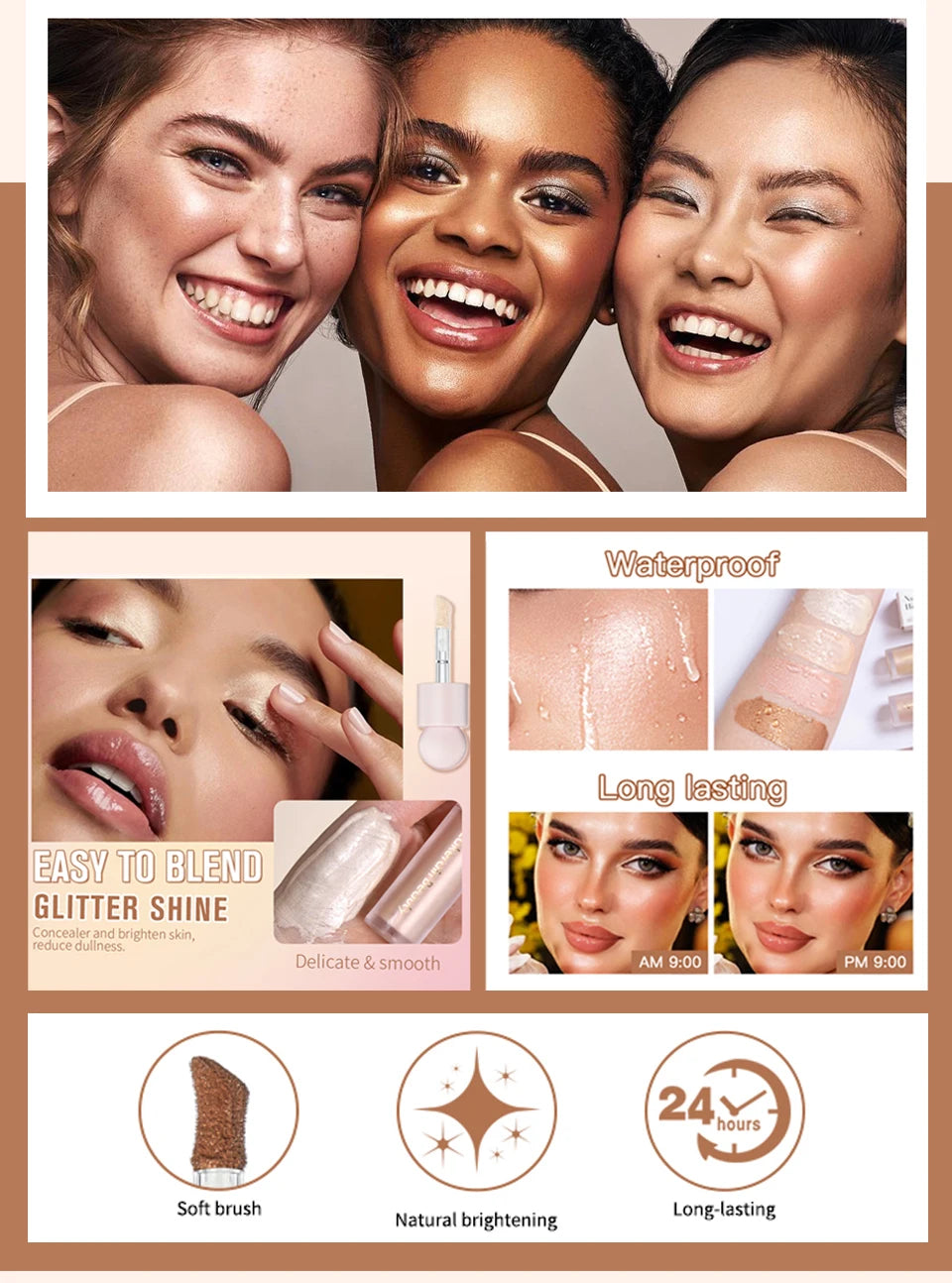 Liquid Illuminator Highlighter for Face and Body