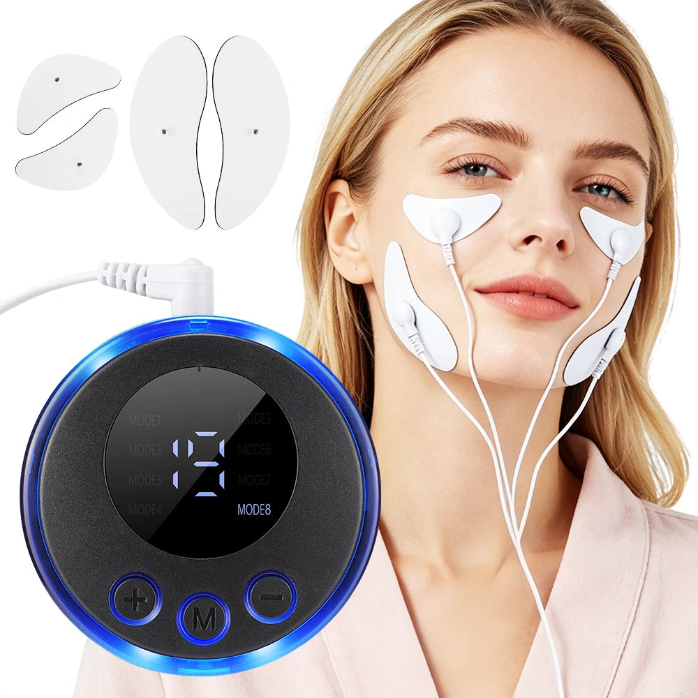 Electric EMS Facial Lifting and Eye Massage Stimulator