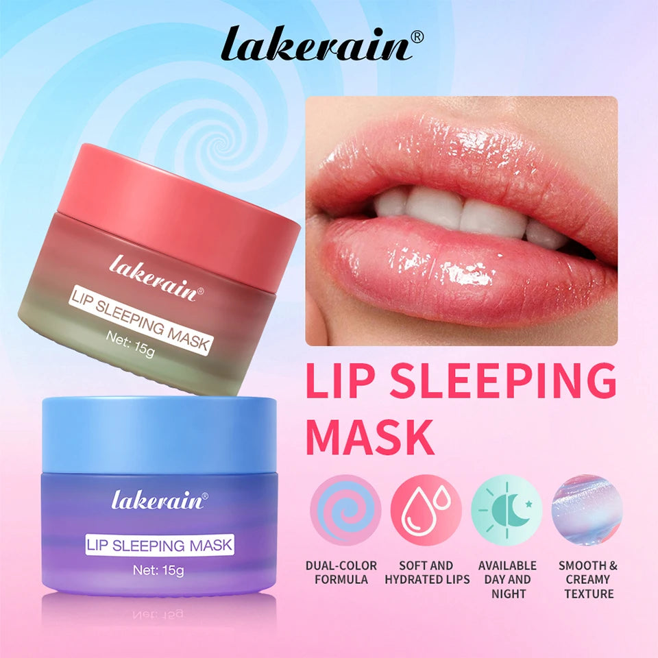 Dual-Color Hydrating Lip Sleeping Mask for Dry Lips - 7