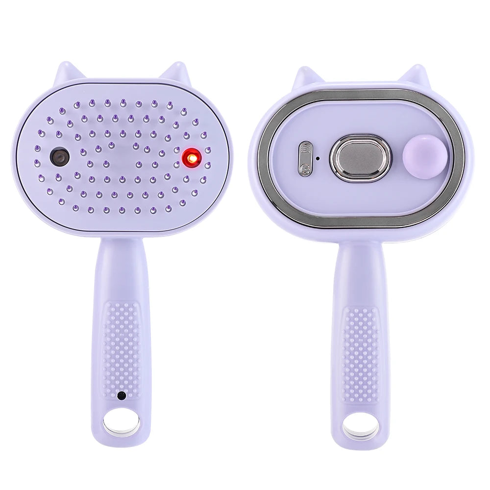 Electric Mist Spray Massage Comb for Hair Detangling and Scalp Care