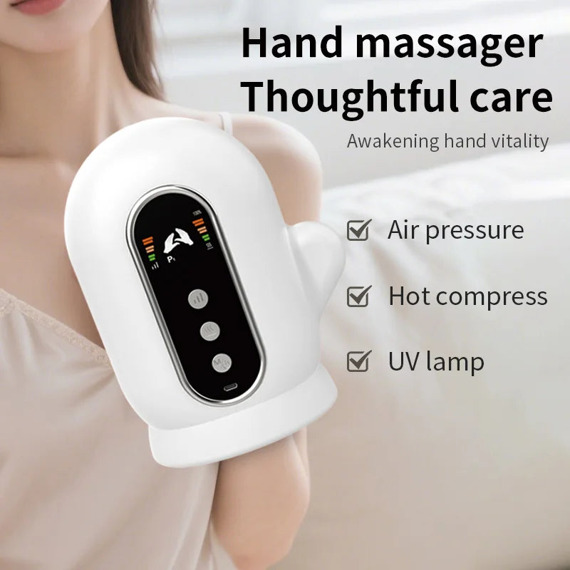 Electric Heated Hand Massager with Air Compression