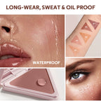 Matte Bronzer Powder for Long-Lasting Waterproof Face Contouring
