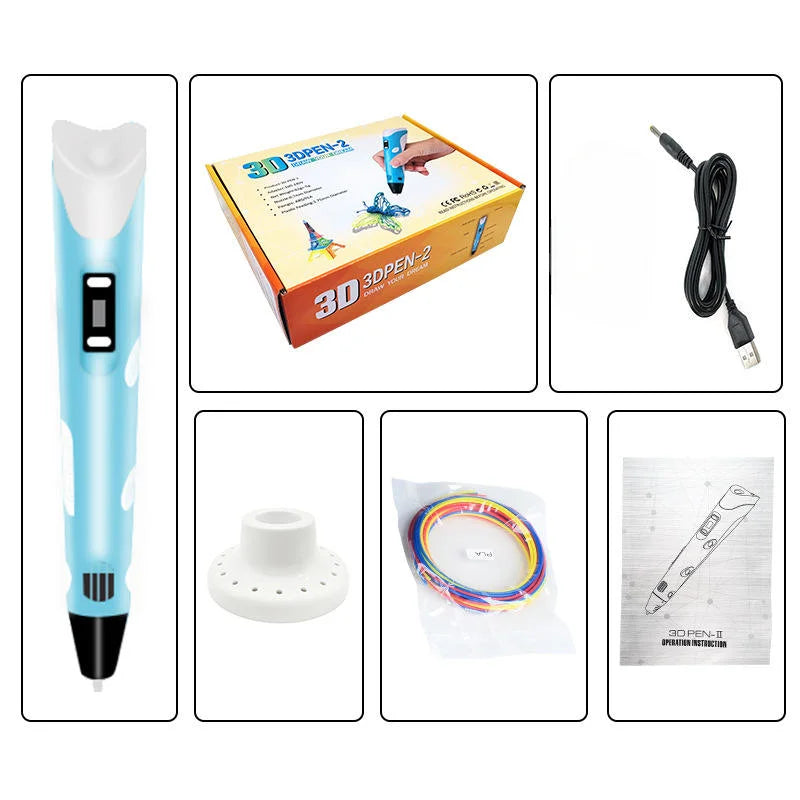3D Printing Pen for Kids DIY Creative Drawing - 18