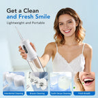 Portable Rechargeable Dental Water Flosser with 3 Cleaning Modes