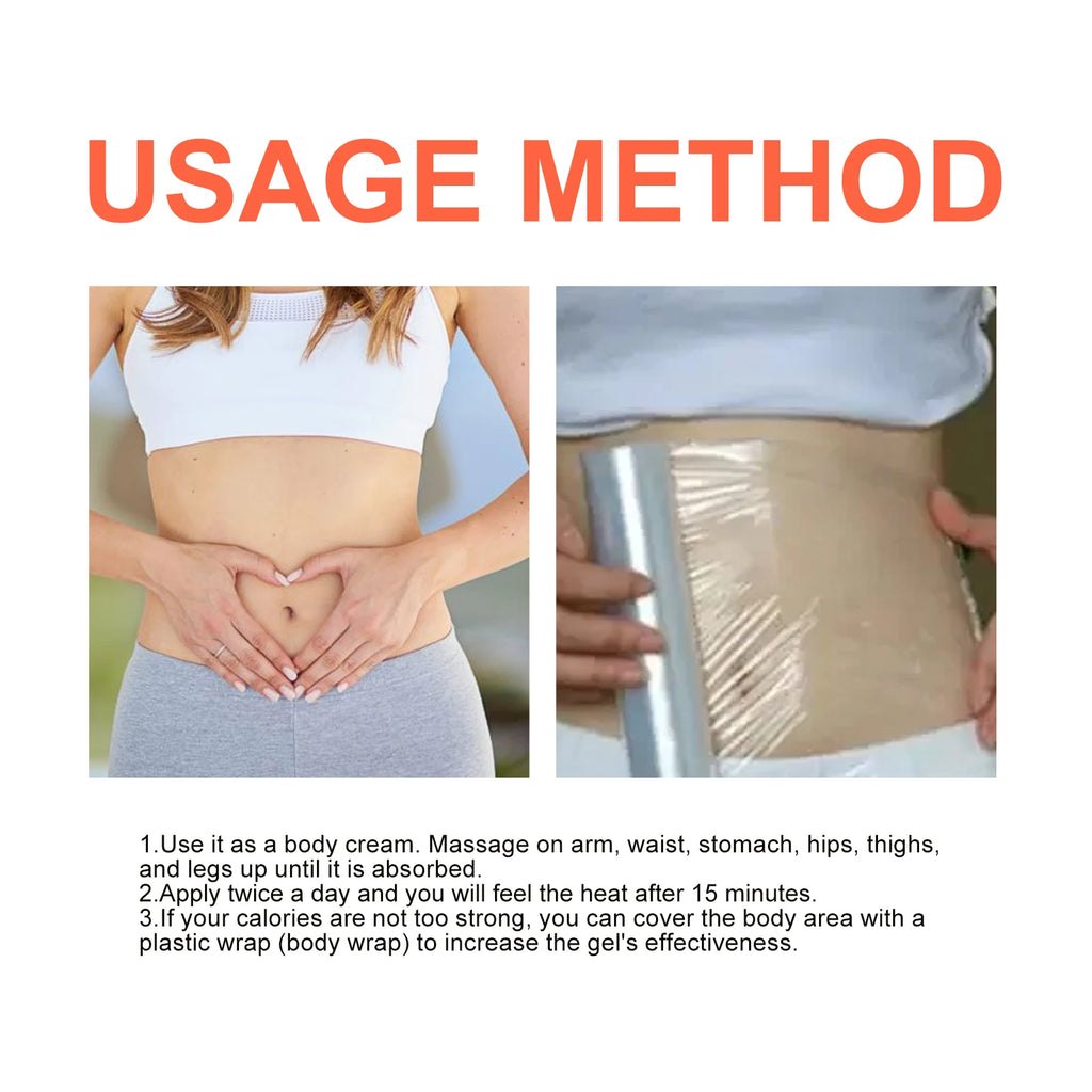 Anti-Cellulite Thermal Massage Cream for Body Slimming and Toning