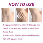 Gentle Painless Hair Removal Spray Mousse