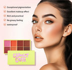 8-Color Cream Blush and Face Contouring Palette