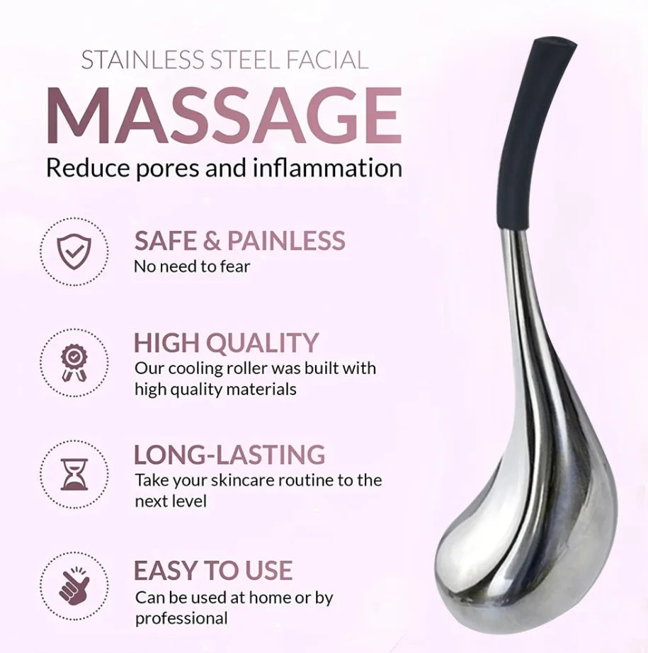 Stainless Steel Cooling Facial Ice Globes for Puffy Eyes and Skin - 11