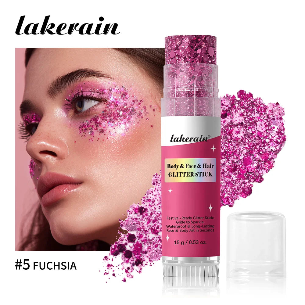 Waterproof Glitter Shimmer Stick for Face and Body