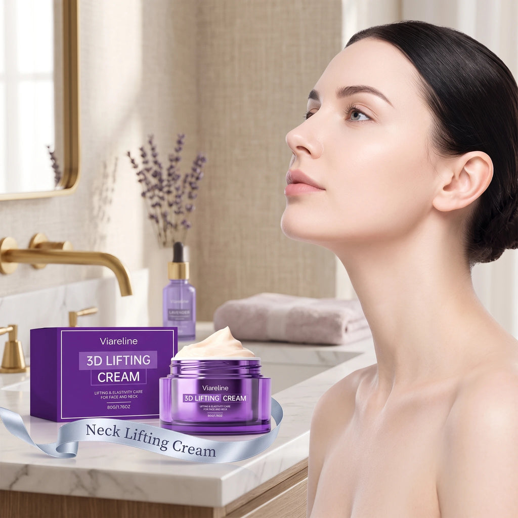 3D Face and Neck Firming Lifting Cream for Fine Lines