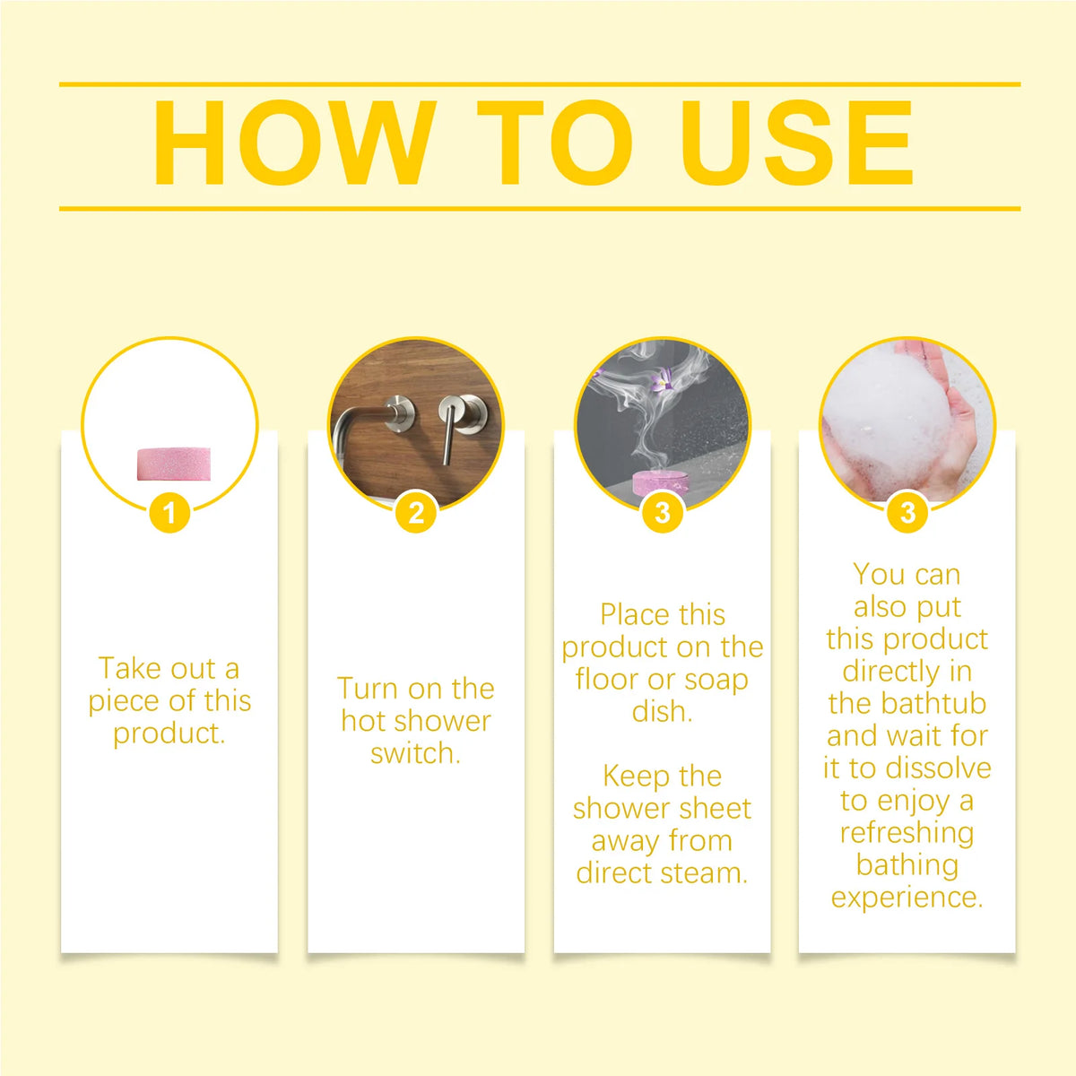 Aromatherapy Shower Steamers for Stress Relief and Relaxation