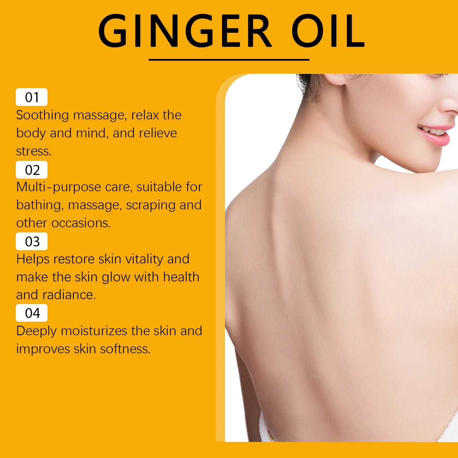 Ginger Essential Massage Oil for Muscle Relief and Skin Nourishment - 12