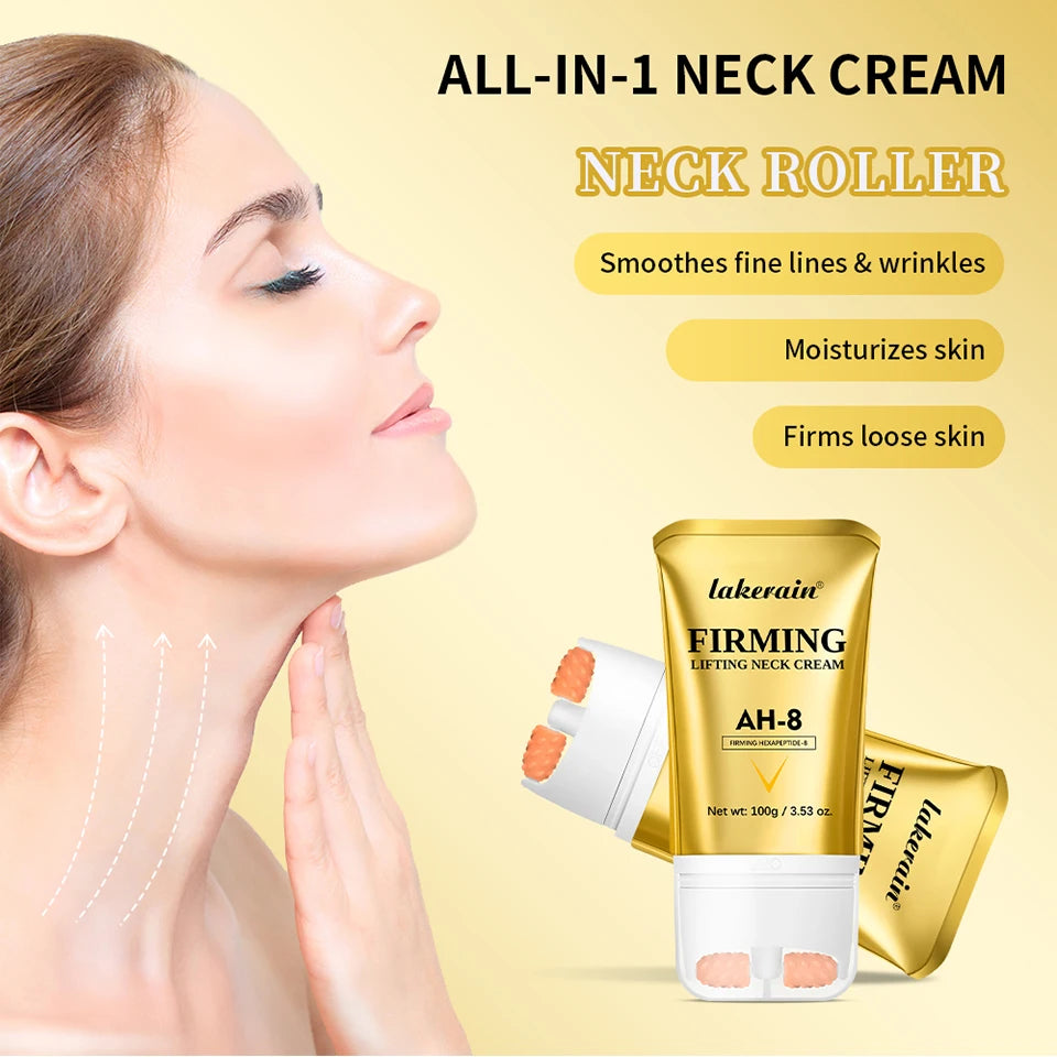 Firming and Lifting Neck Cream with Integrated Massage Roller - 9