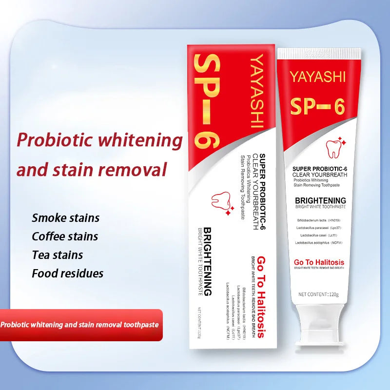 Probiotic Teeth Whitening Toothpaste for Stain Removal - 7