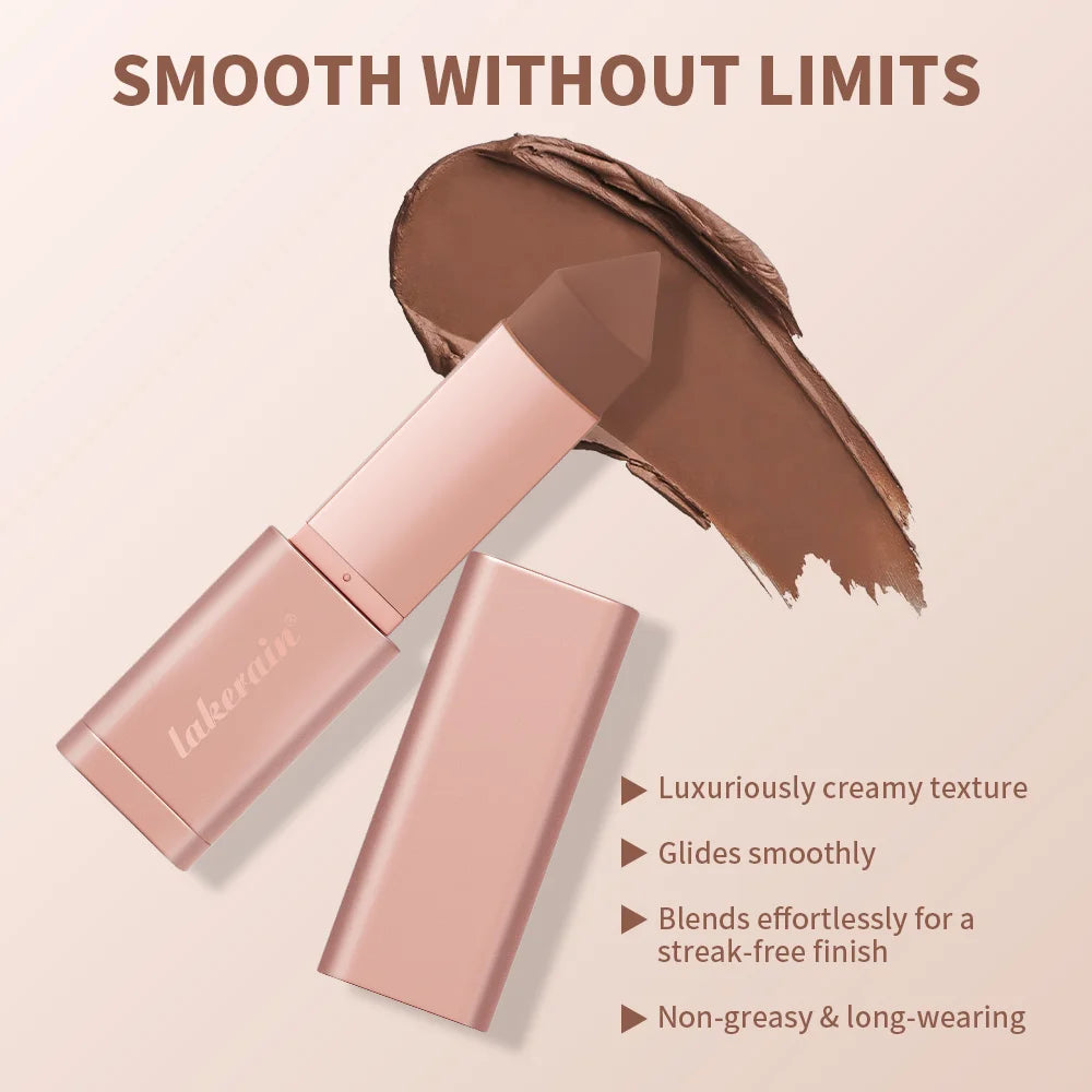 Cream Bronzer and Contour Stick for Sculpted Face Makeup