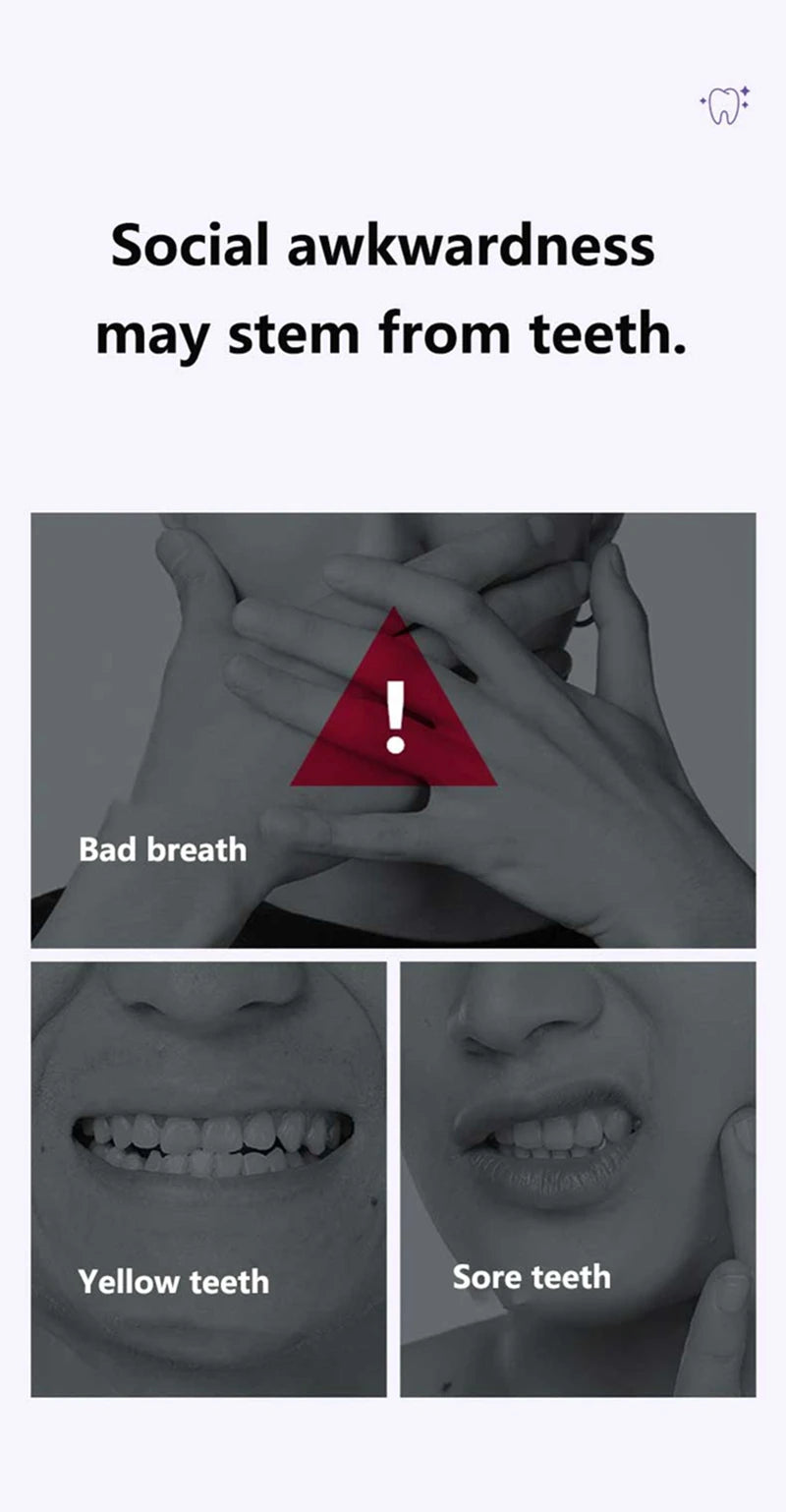 Deep Cleaning Teeth Whitening Foam Toothpaste for Fresh Breath - 8