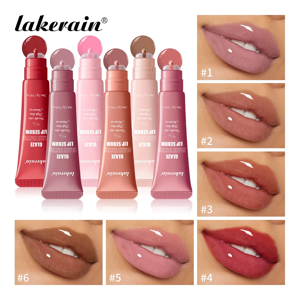 Tinted Hydrating Lip Serum for Plump Glossy Lips - 7