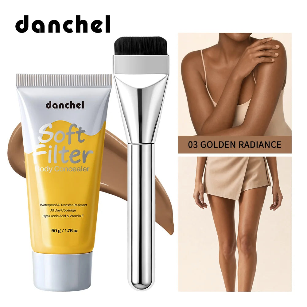 Waterproof Full Coverage Body Concealer for Scars, Tattoos and Veins