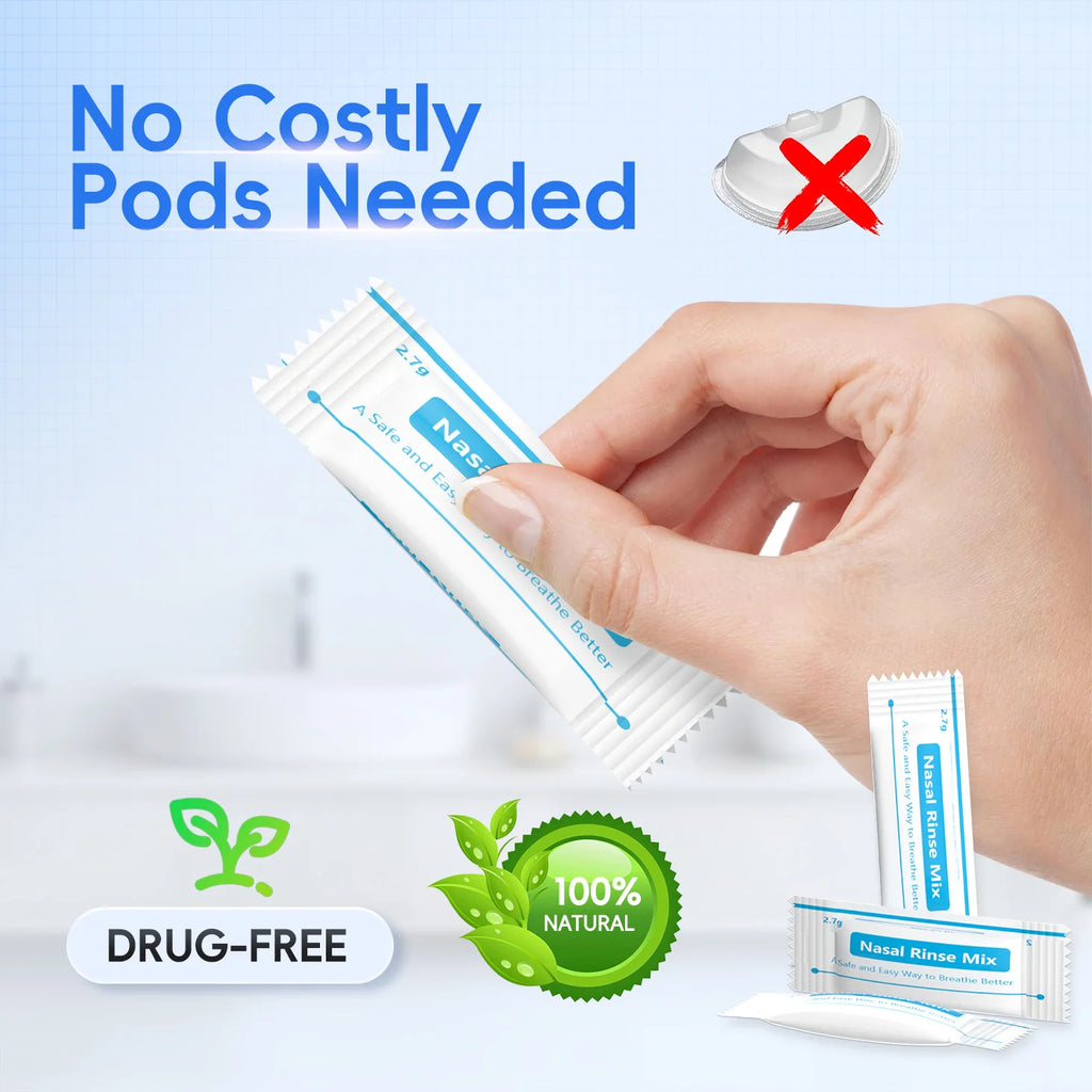 Electric Nasal Irrigation and Water Flosser Combo