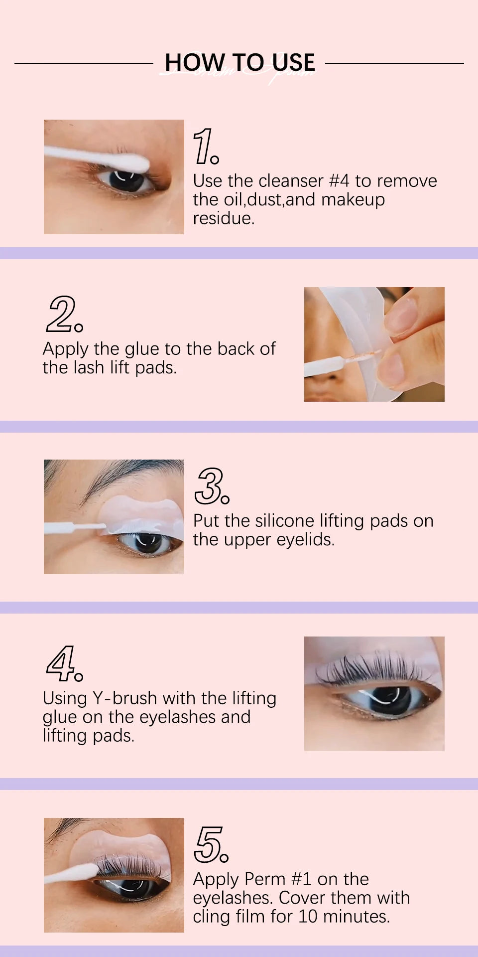 Professional Eyelash Lift and Perming Curling Kit