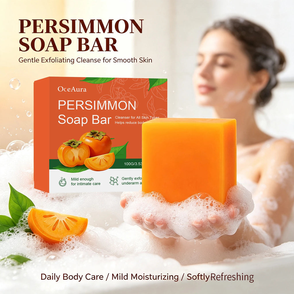 Persimmon Odor Reducing Exfoliating Soap Bar