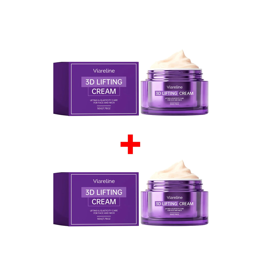 3D Face and Neck Firming Lifting Cream for Fine Lines