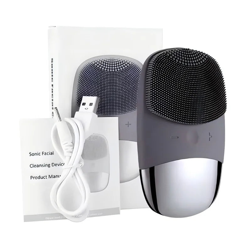 Electric Sonic Facial Cleansing Brush and Massager